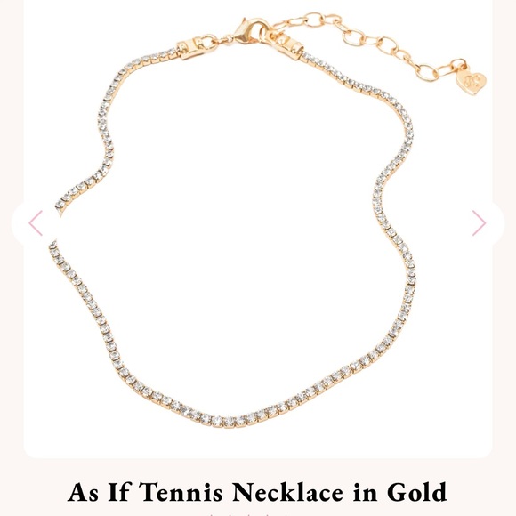 NWT Frasier Sterling As If gold cubic zirconia tennis adjustable choker necklace - Picture 2 of 13